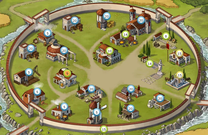 TBot2 automating Travian village resource field upgrades and building construction